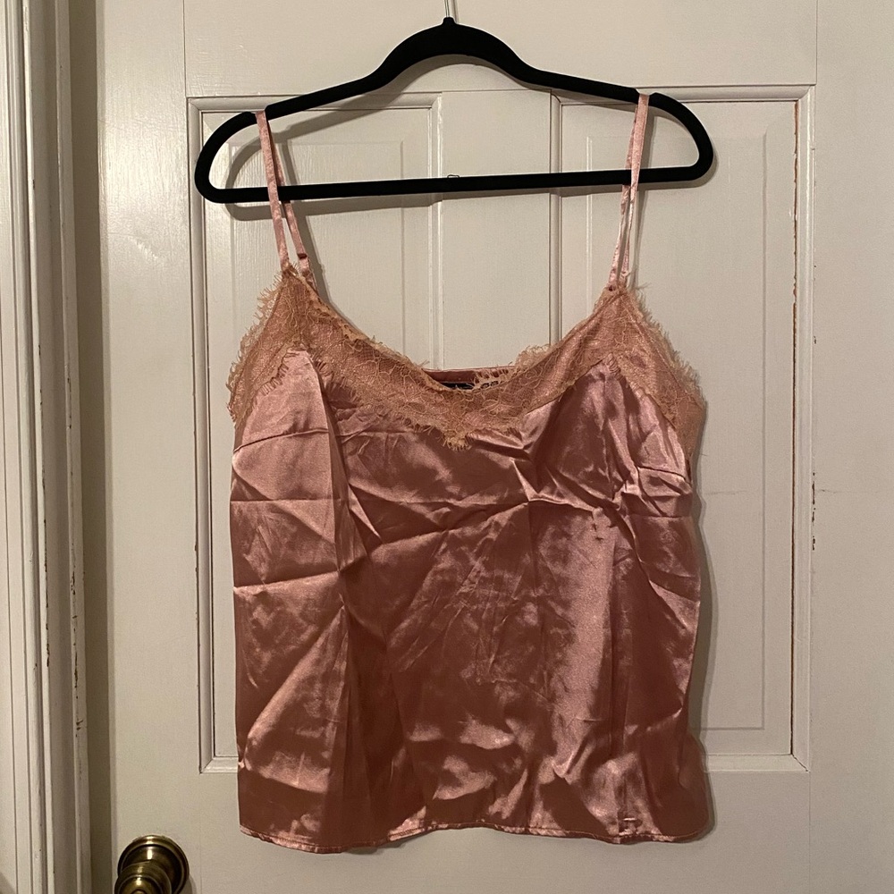 Francesca’s Pink Cami Blouse sz L